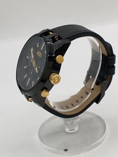 商品画像：ディーゼル/クォーツ腕時計/アナログ/レザー/ブラック/黒/DZ-4610 2