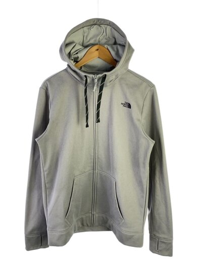 商品画像：ジップパーカー/M/ポリエステル/GRY/T93UWH 1