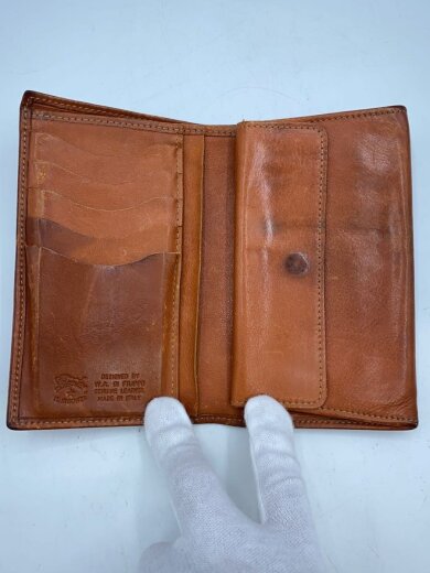 商品画像：イルビゾンテ/2つ折り財布/レザー/ブラウン/茶/メンズ 4