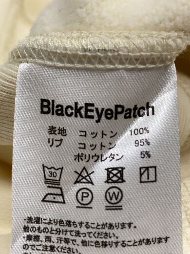 商品画像：ブラックアイパッチ/スウェット/M/コットン/アイボリー/取扱注意// 4