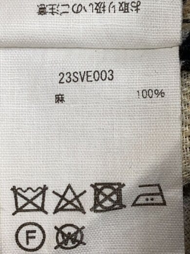 商品画像：ベスト/38/リネン/BLK/23sve003 4