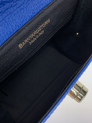 商品画像：ワンハンドルショルダーバッグ/レザー/BLU/無地// 6