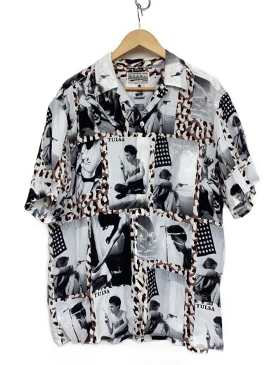 商品画像：21SS/LARRY CLARK TULSA/S/S HAWAIIAN SHIRT/XL/レーヨン/WHT/総柄// 1