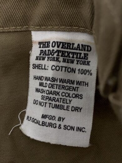 商品画像：STRYKER AFV CREW BIB OVERALL/XL/コットン/BEG/W-669-QM-16409 5