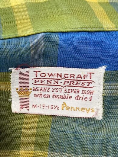 商品画像：半袖シャツ/M/--/BLU/チェック// 3