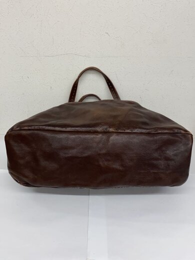 商品画像：トートバッグ/レザー/BRW/無地// 4