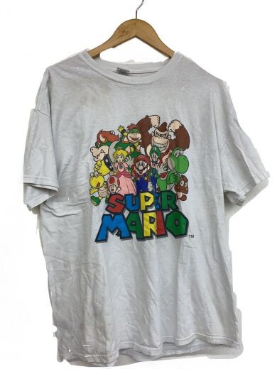 商品画像：00s/SUPERMARIO CHARACTER TEE/XL/コットン/WHT/プリント// 1