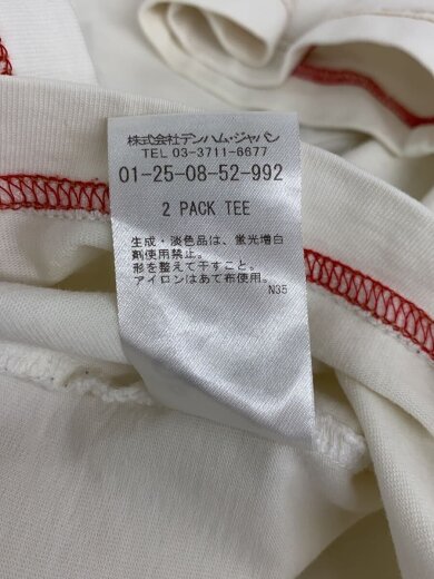 商品画像：one pocket S/S tee/M/コットン/WHT/01-25-08-52-992 5