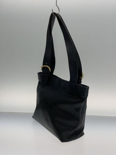 商品画像：トートバッグ/レザー/BLK/無地 2