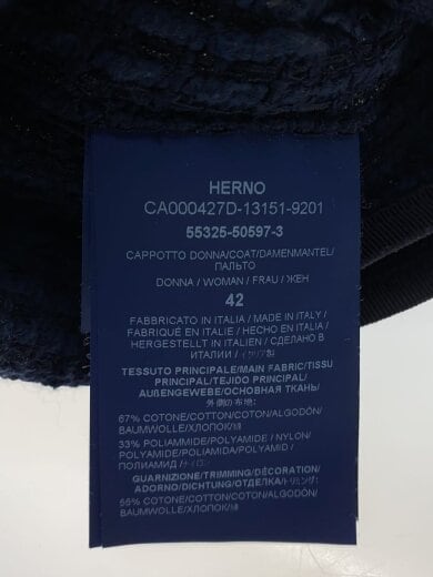 商品画像：コート/42/コットン/NVY/CA000427D-13151-9201 4