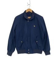 ライナー付ブルゾン/38/コットン/NVY/左袖、フロントシミ有り