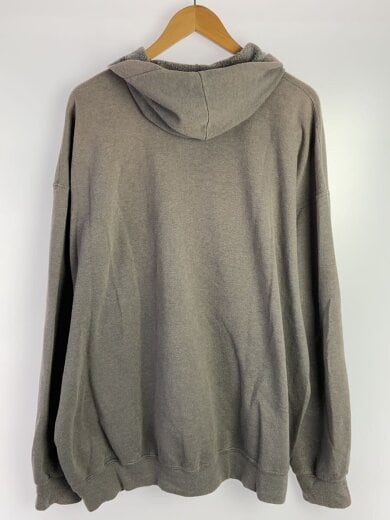 商品画像：ジップパーカー/3XL/コットン/GRY/無地 2