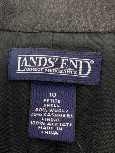 画像：LANDS ENDテーラードジャケット/10/カシミア/GRY/無地3