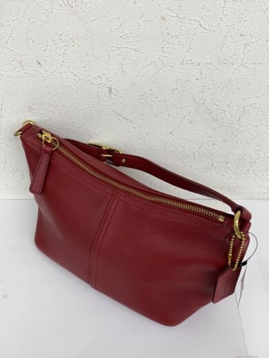 商品画像：ワンショルダーバッグ/レザー/RED/無地/H23-9596 2