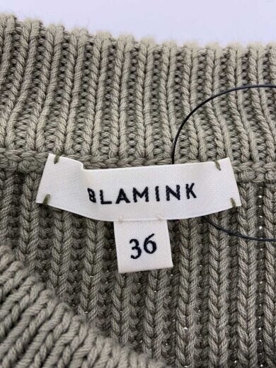 商品画像：クルーネックカーディガン/36/コットン/GRN/無地/7915-106-0056 3