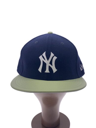 商品画像：キャップ/7 5/8/ウール/NVY/無地/メンズ 1