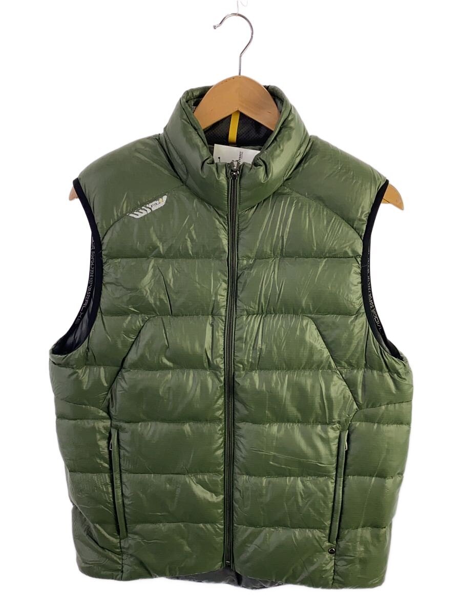 RLX RALPHLAUREN / ダウンベスト/S/ナイロン/KHK/無地