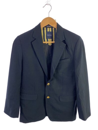 商品画像：テーラードジャケット/--/ポリエステル/NVY/無地 1