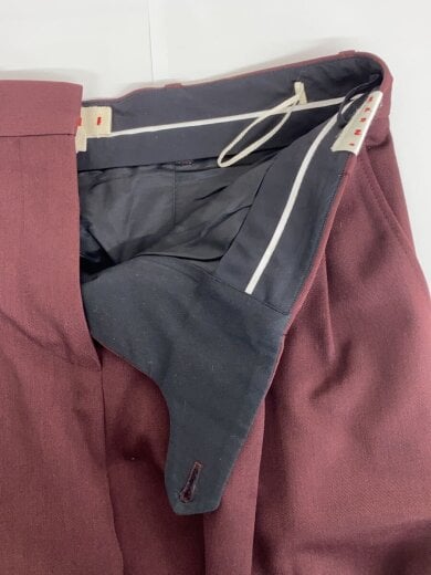 商品画像：2タックスラックスパンツ/38/ウール/BRD/無地/PAMA0288U0 3