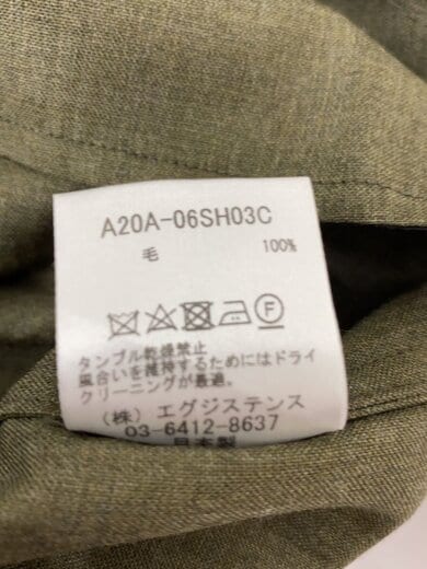 商品画像：長袖シャツ/2/ウール/KHK/無地/A20A-06SH03C 5