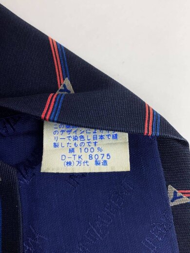 商品画像：ネクタイ/シルク/NVY/ストライプ/メンズ 4