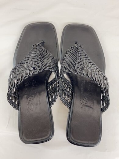 商品画像：サンダル/4 1/2/BLK/レザー 3