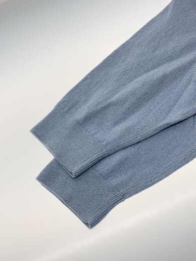 商品画像：23SS/Metallic LS Top/ニット・セーター(薄手)/L/コットン/BLU/無地 5