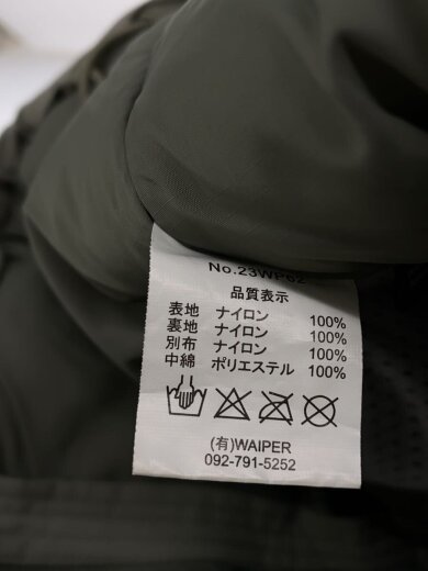 画像：WAIPERECWCS Gen III THINSULATE/lavel 7/M/ナイロン/GRY/23WP624