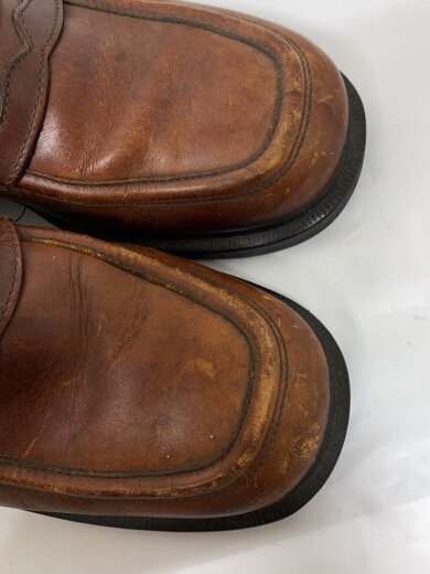 商品画像：イングランド製/スクエアトゥローファー/UK8/BRW/レザー 6