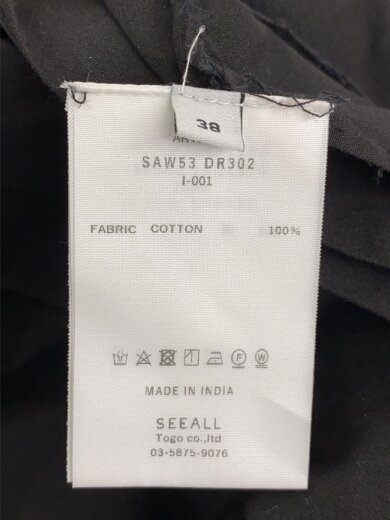 商品画像：ノースリーブワンピース/38/コットン/BLK/SAW53 DR302 4