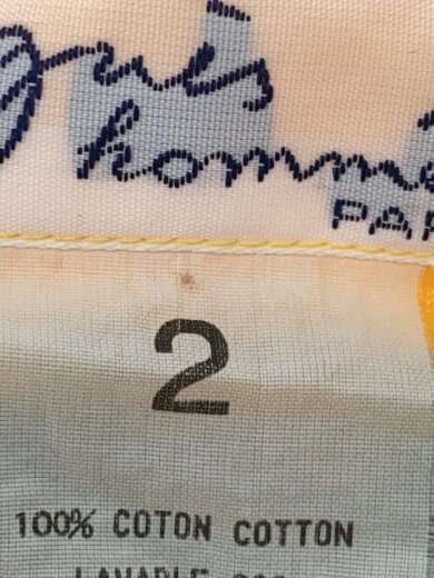 商品画像：長袖Tシャツ/2/コットン/YLW/ボーダー 4