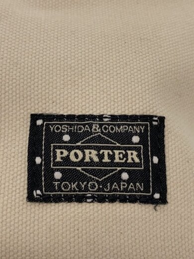 画像：PORTER GIRLトートバッグ/キャンバス/IVO/無地/739-085135
