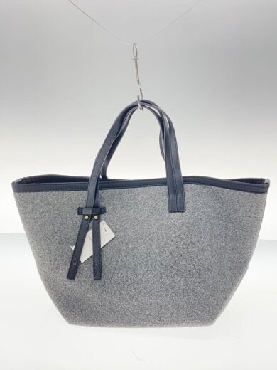 商品画像：トートバッグ/ウール/GRY/無地 1