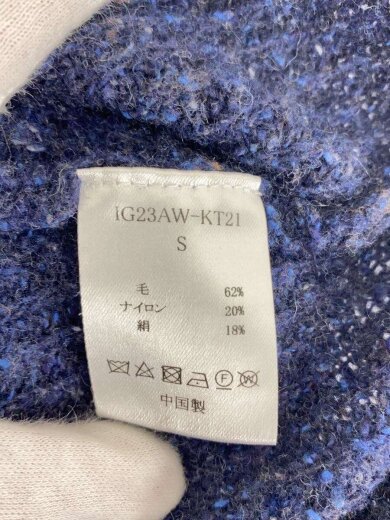 商品画像：ニット・セーター(厚手)/S/ウール/NVY/IG23AW-KT21 4