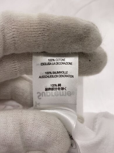 商品画像：Tシャツ/XL/コットン/WHT/無地 4