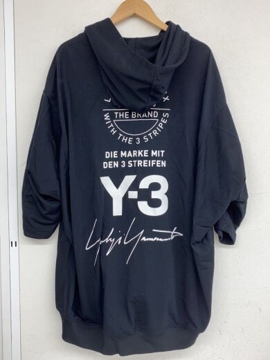 画像：Y-3ジップパーカー/M/コットン/BLK/無地/CY84372