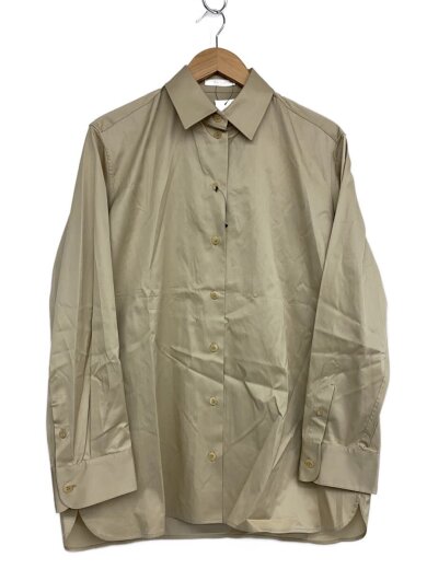 商品画像：長袖シャツ/S/コットン/BEG/無地/AL176 1
