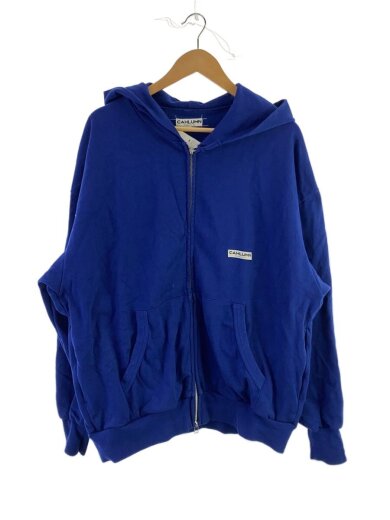 商品画像：ジップパーカー/XL/コットン/BLU/233-1213 1