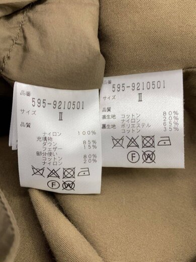 商品画像：ステンカラーコート/2/ナイロン/KHK/無地/595-9210501 4