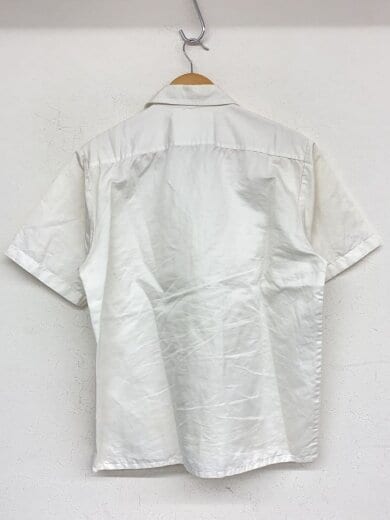 商品画像：半袖シャツ/M/コットン/WHT/無地/MW19-00402M 2