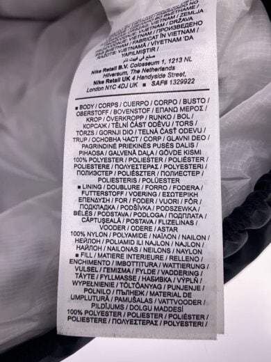 商品画像：ダウンジャケット/S/ナイロン/BLK/無地/FB7594-010 4