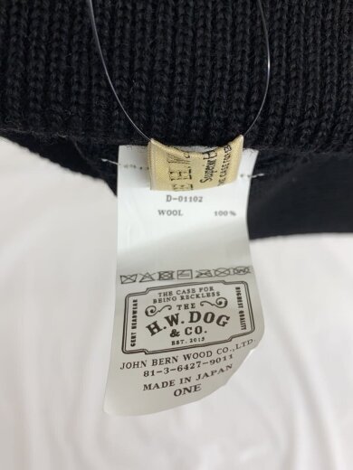 画像：THE H.W.DOG&CO.40S USN WATCH/--/ウール/BLK/無地/メンズ/D-01102//5