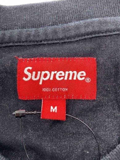 画像：Supreme長袖Tシャツ/M/コットン/BLK/無地3
