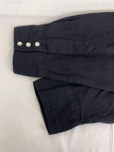 商品画像：western shirt/XXL/コットン/BLK/無地/LB0549 6