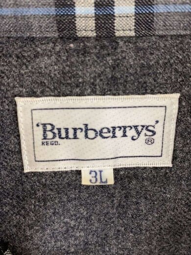 商品画像：長袖シャツ/3L/ウール/GRY/無地/BEW15-516-06 3