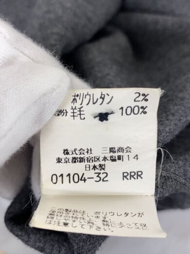 商品画像：長袖シャツ/3L/ウール/GRY/無地/BEW15-516-06 5