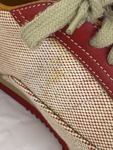 商品画像：ローカットスニーカー/38/赤/レッド/キャンバス 9