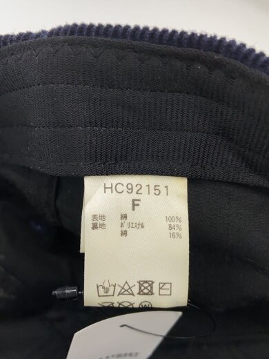 商品画像：コーデュロイロゴキャップ/FREE/コーデュロイ/NVY/無地/メンズ/HC92151 6