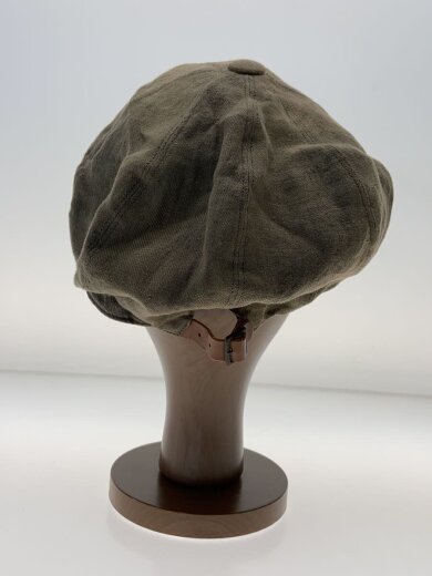 商品画像：キャスケット/L/リネン/KHK/無地/メンズ/131225 3