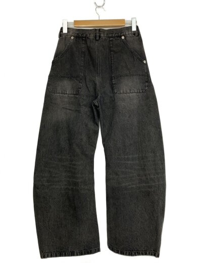 商品画像：CONZ/カーブデニムパンツ/ボトム/1/コットン/BLK/304540048 2